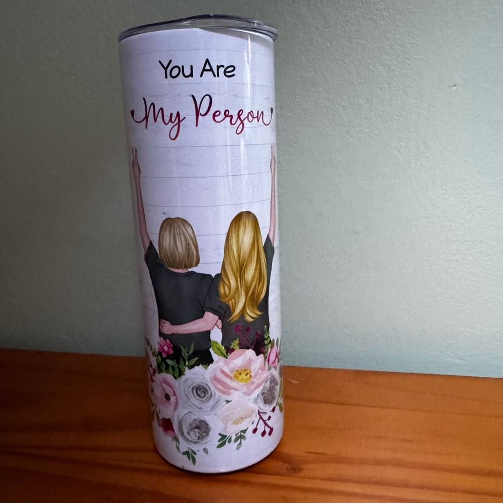 Floral Friendship Tumbler